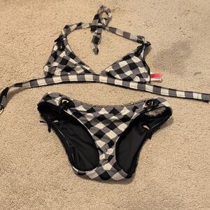 Betsey Johnson Black Bikini Set